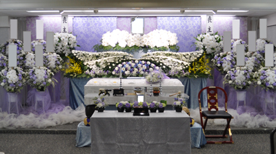 家族葬専用祭壇　静　正面の画像