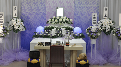 家族葬専用祭壇　静　正面の画像